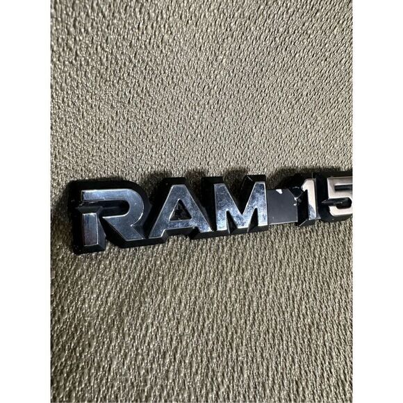 Dodge Ram 1500 RH Emblem 85501-C Chrome Used Condition genuine part - Picture 2 of 10